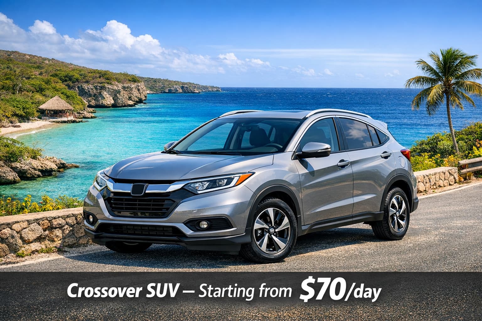 Crossover SUV rental in Curaçao – Starting from $70/day